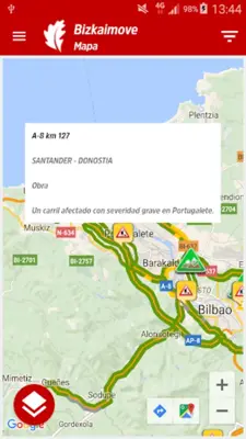Bizkaimove android App screenshot 0
