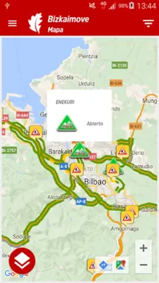Bizkaimove android App screenshot 1