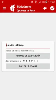 Bizkaimove android App screenshot 5