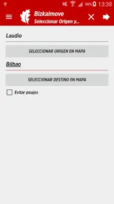 Bizkaimove android App screenshot 6